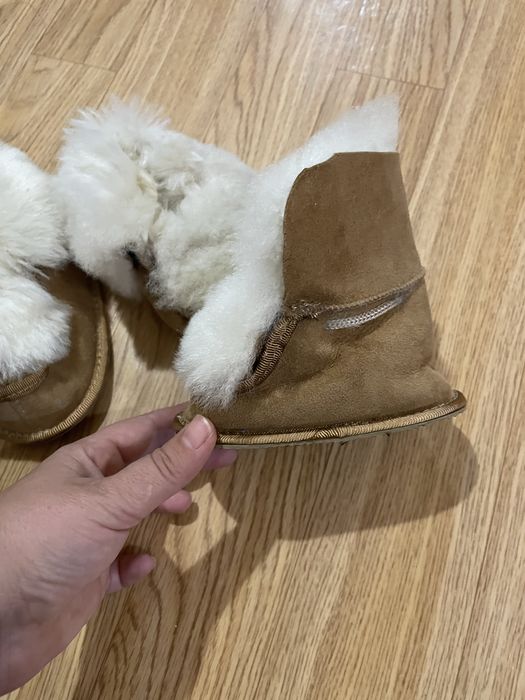 Пантофи овча кожа