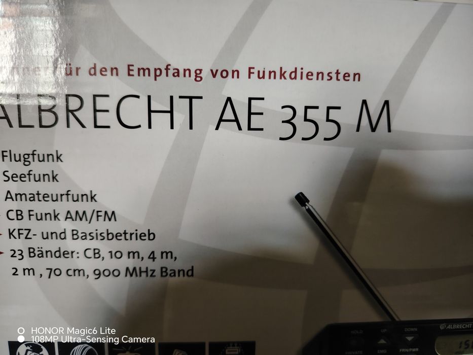 Scanner Albrecht AE 355M , nou în perfectă stare
