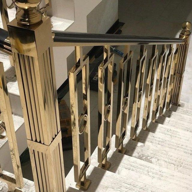 Перила из нержавейка ограждение лестница поршень. Zinalar uchun to'siq