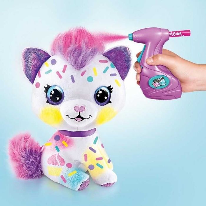 Плюшена играчка коте за оцветяване Canal Toys Airbrush plush