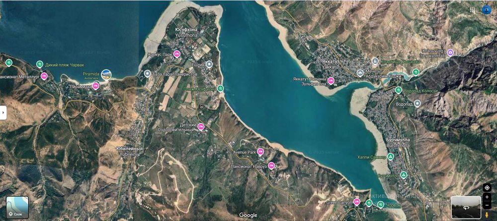 Юсуфхона 9 га Чарвак—Курорт-Отель, быв. Пионер Лагерь Пакет документов