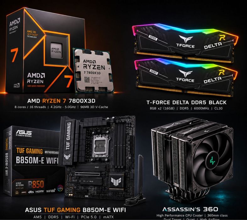 Процессор Ryzen 7 7800x3d