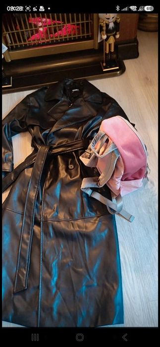Rucsac roz trandafiriu, mărime mare, catifea, model rar