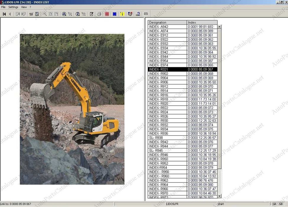 Liebherr Lidos parts catalog & service update 2023, baza de date FULL