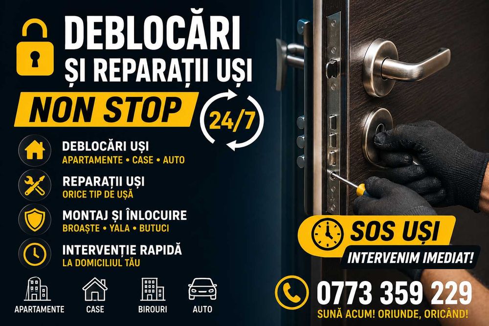 Deblocari Usi si Reparatii Non-Stop