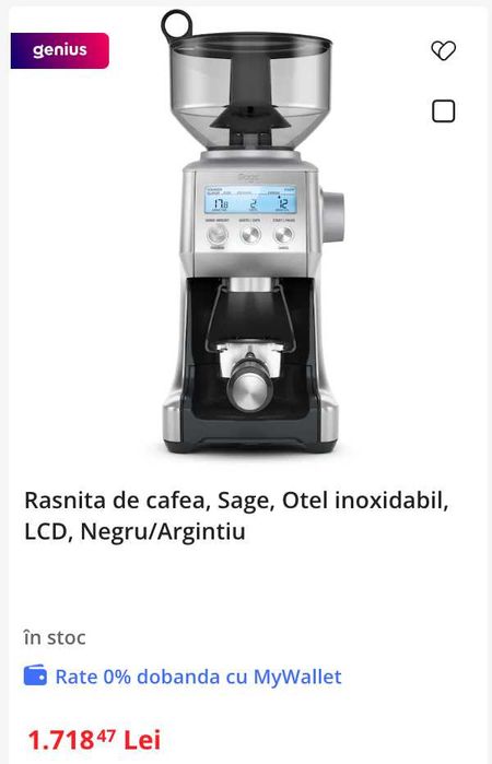Rasnita cafea Sage