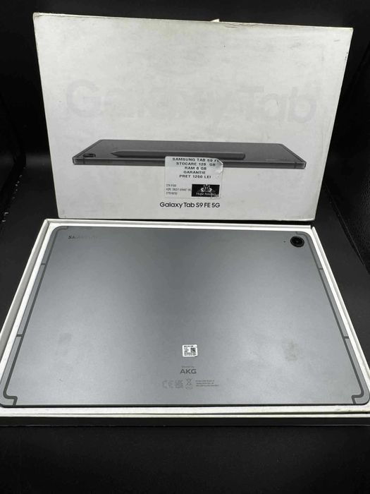Hope Amanet P5-Tableta Samsung Tab S9 FE, Grey, 128GB/8GB, CU SIM !