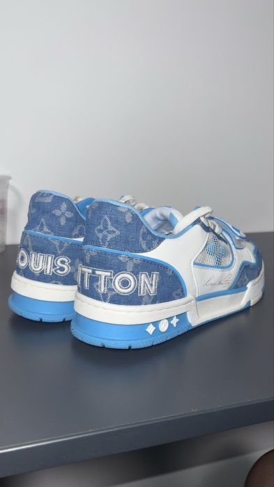 Louis Vuitton LV Trainer Monogram Denim – Marimea 43 | Stare excelenta