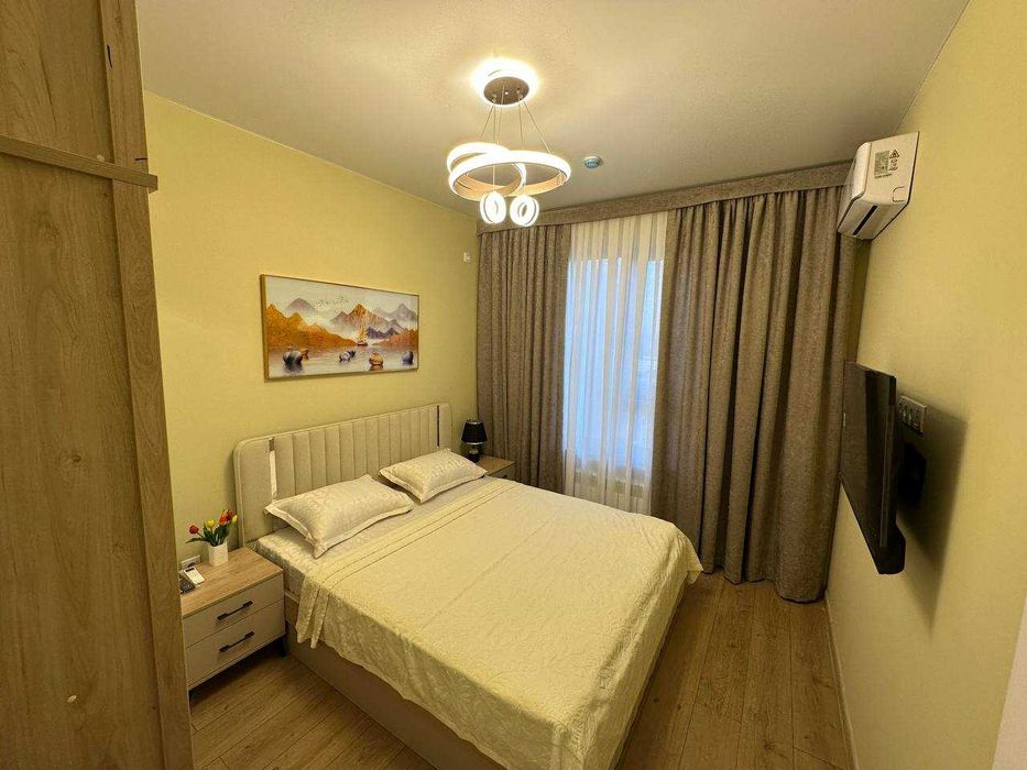 ЖК Assalom Bog'lar | 2-комнатная 40 м² | Вид во двор