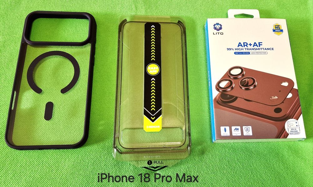 Husa Ultra Hybrid iPhone 18 Pro Max. Folie ecran,folie camere!