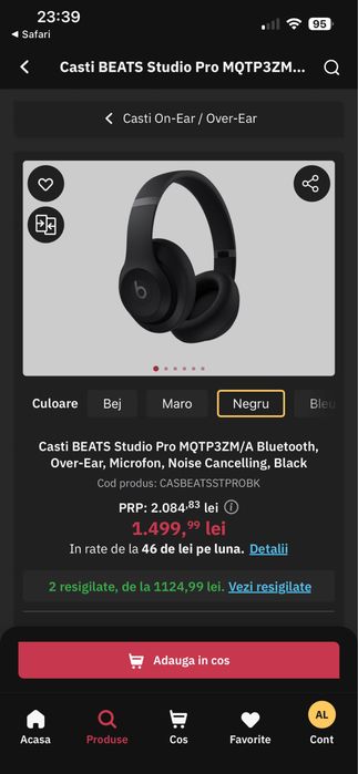 casti beats studio pro