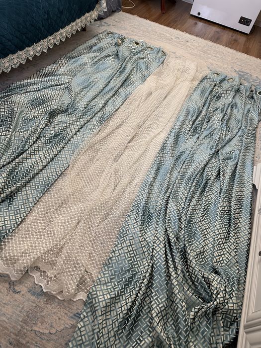 Штор и тюль в отличном состоянии