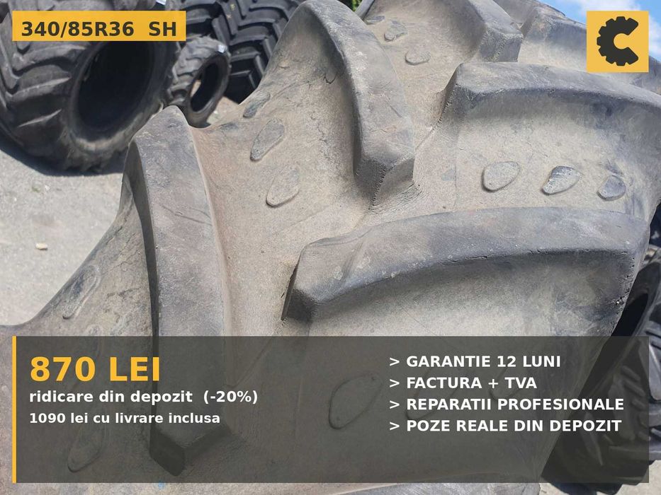 Cauciucuri 340/85R36 13.6R36 Kleber Anvelope Combina SH OFERTA TVA