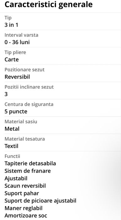 Cărucior 3 in 1, baby lux, tropical