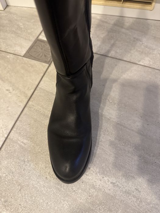 Сапоги жокейские кожаные