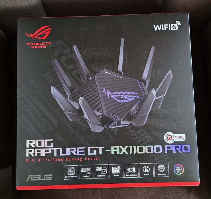 Router Gaming Wireless Asus ROG Rapture GT-AX11000 Pro