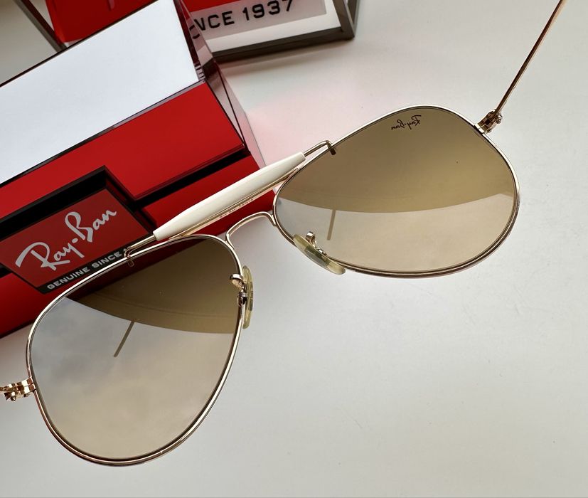 Ray Ban RB3407 58мм – стъклени лещи, като нови, Aviator premium