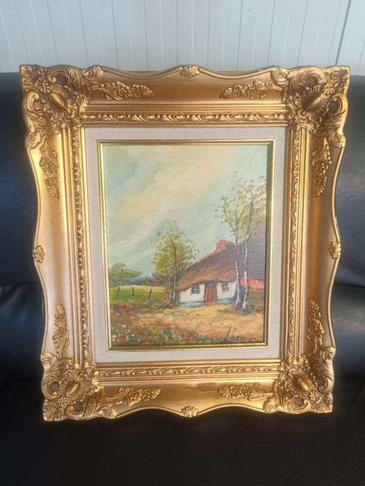Барокова картина масло върху платно