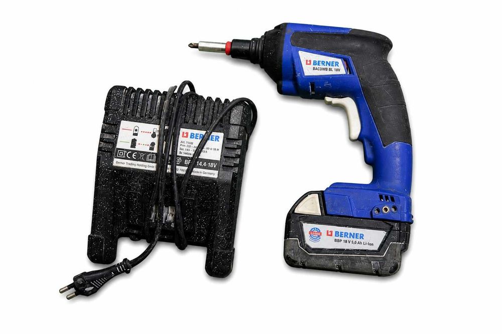 Set Berner 18V rotopercutor SDS Plus + filetanta rigips