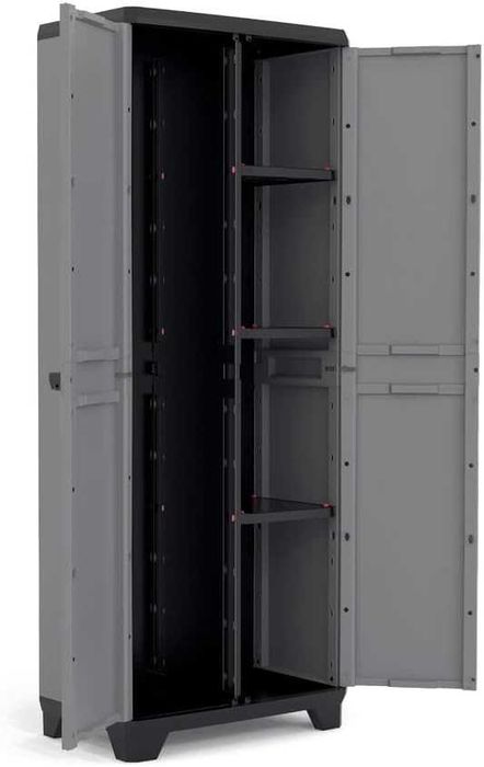 Keter Stilo PVC Шкаф,  68 x 39 x 173 cm, Сив, Произиведено в Италия