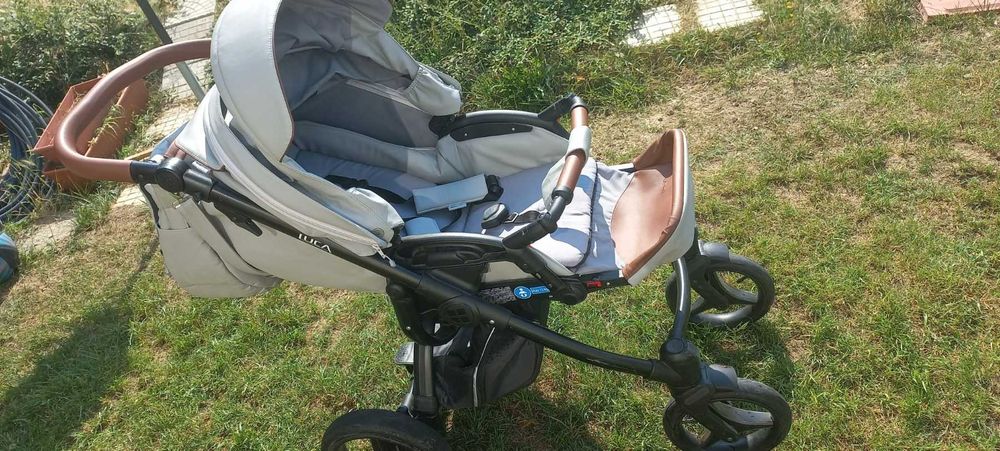 Нова цена Бебешка количка 2в1 Bebetto Luca Pro - еко кожа