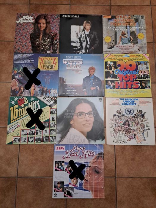 vinil audrey landers nana mouskouri vicky lendros carpendale