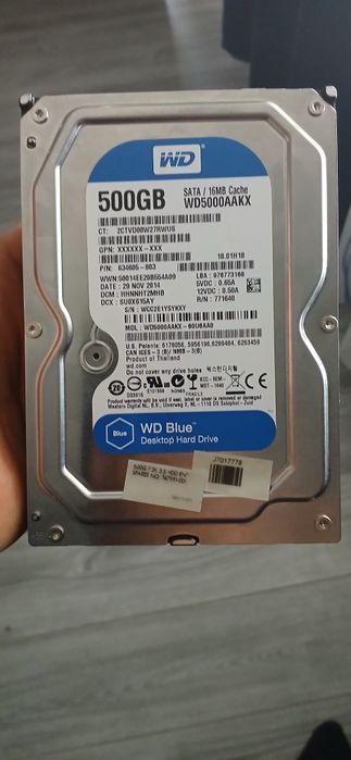 Hard disk 500 GB