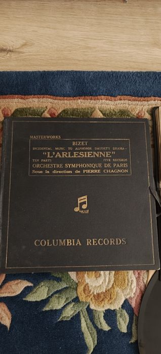 Lot discuri gramofon vechi 78 RPM - Columbia, Parlophon, muzică clasică