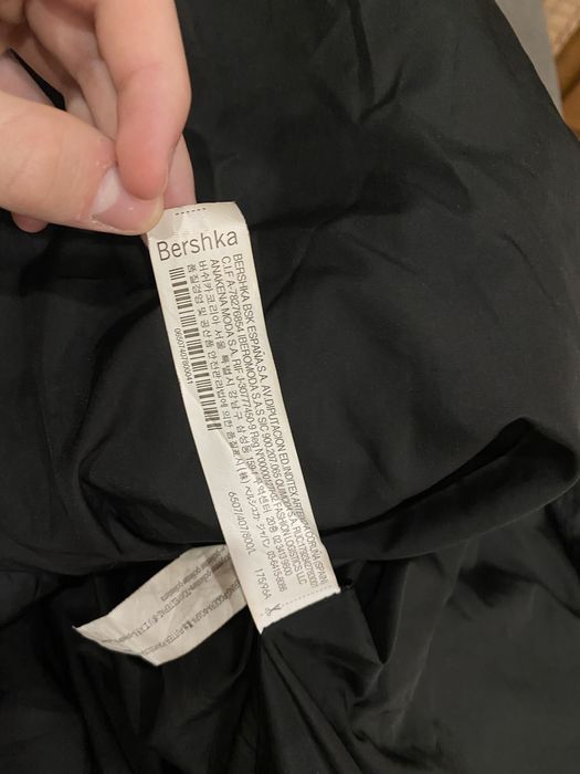 Дамско палто от еко косъм - черно