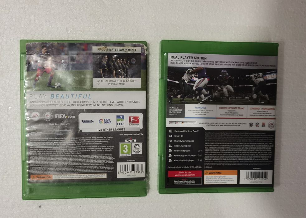 Xbox one  Madden NFL 19 Fifa 16 xboxone mbele la 50 lei