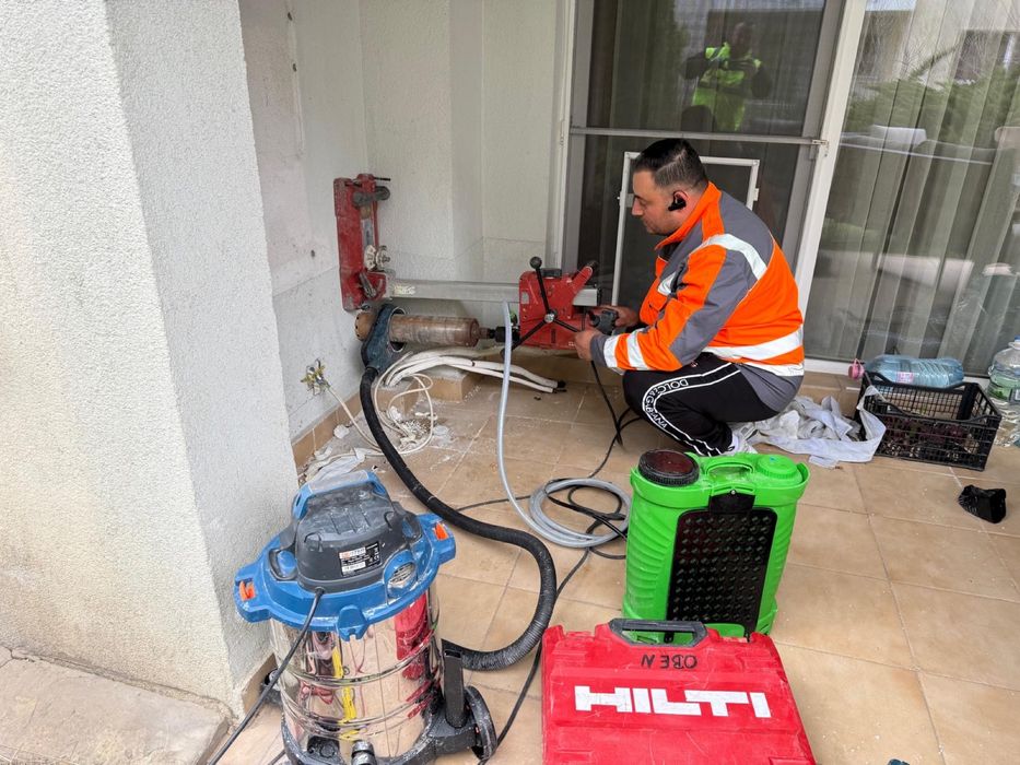 Preturi incepand de la 100 lei!!!Gauri hota si centrala!Carotare Diamantata!Carotare beton,caramida si BCA