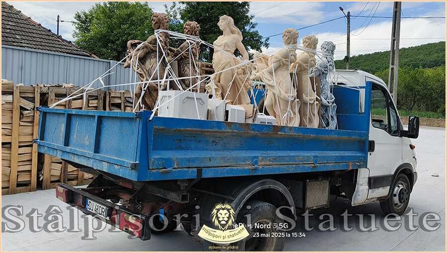 Statuete din beton, pentru curte și grădină.