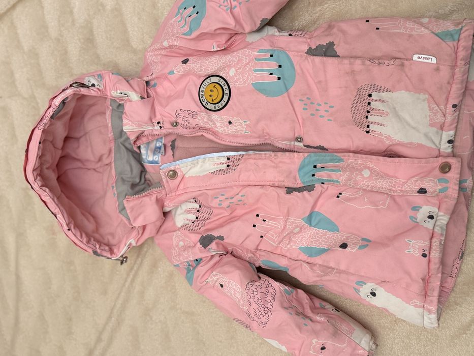 Зимний костюм на девочку размер 110