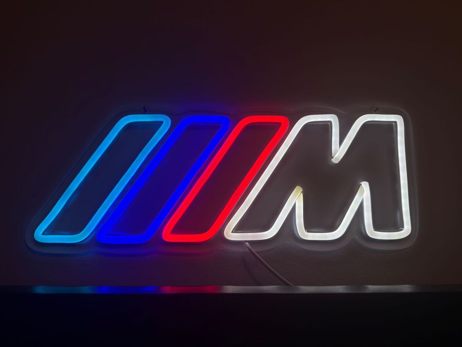 Decoratiune logo BMW M LED USB