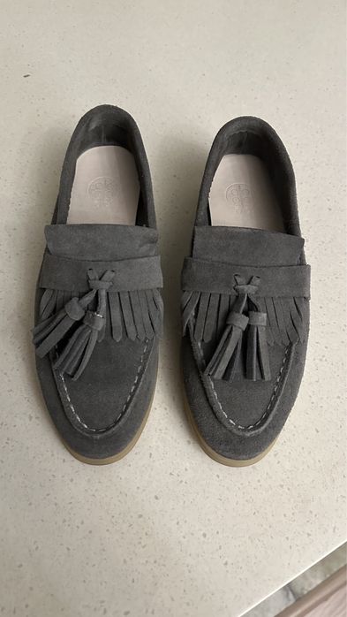 Лоферы из натуральной замши р.37