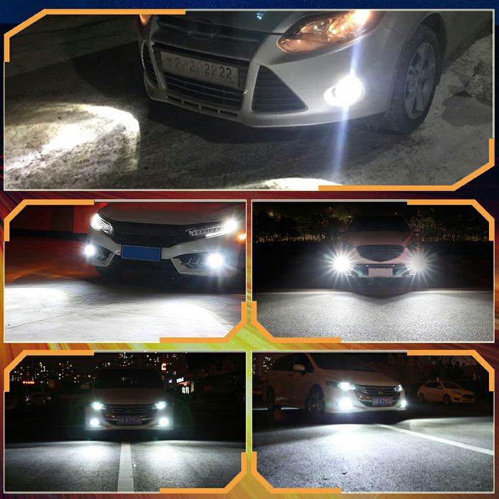 Set Două Becuri Led Cree H7 24000Lumeni/200W/Calitate Premium Gold