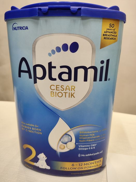 Aдаптирано мляко Aptamil Cesar Biotik 2
