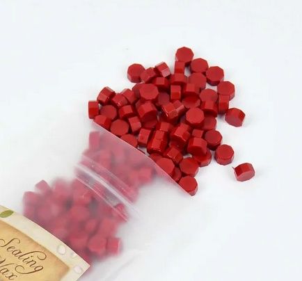 Восъчен печат роза Комплект : печат , лъжица и восък