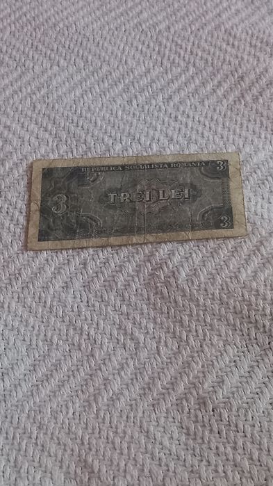Vand bancnota rara 3 lei 1966