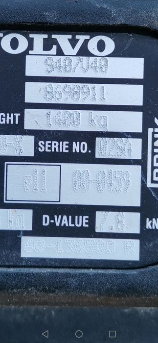Два броя сваляеми тегличи за Volvo