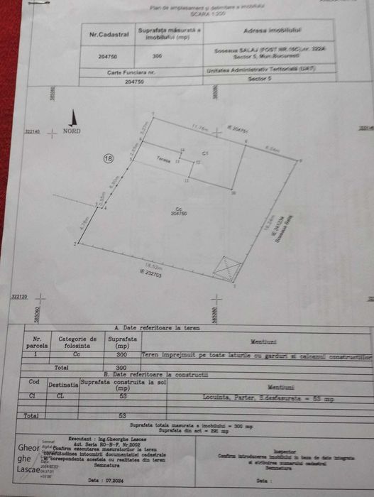 De vânzare casă bătrânească + teren 300 mp – Șoseaua Sălaj