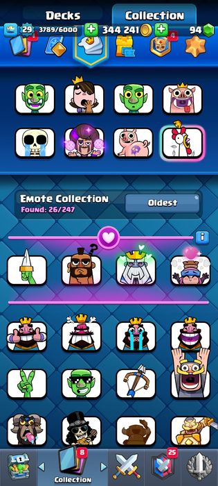 Продам акаунт клеш рояль