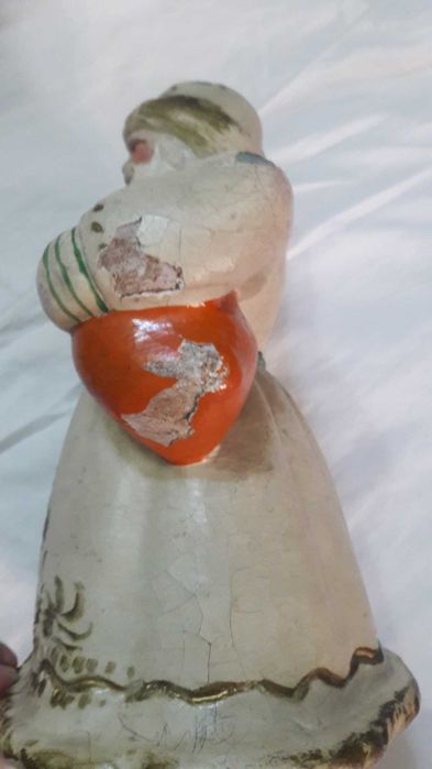 Дед Мороз под Ёлку . Папье-маше . 50 гг