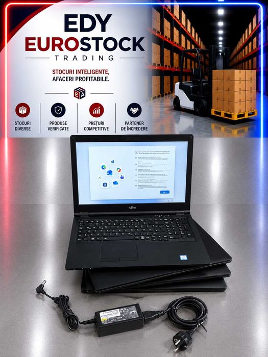 Fujitsu Lifebook E558, Intel Core i7-8550U, 8 GB RAM, SSD 256 GB, 15,6" Full HD
