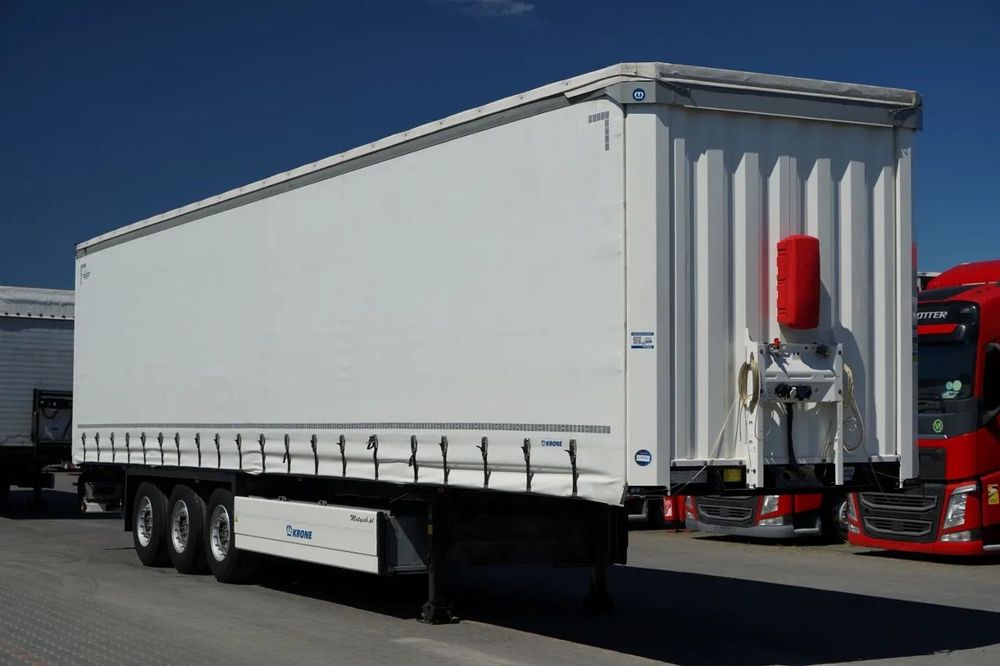 Krone REMORCĂ CU PRELĂ KRONE / 2024 / COȘ PENTRU PALEȚI / 2 AXE RIDICATIVE / PUȚIN FOLOSITĂ / 80.000 KM