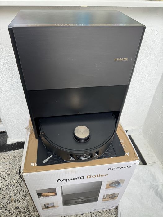 Робот Прахосмукачка + Автоматична Станция Dreame Aqua10 Roller за Сухо и Мокро 30000 Pa Самоизпразване Самопочистване!
