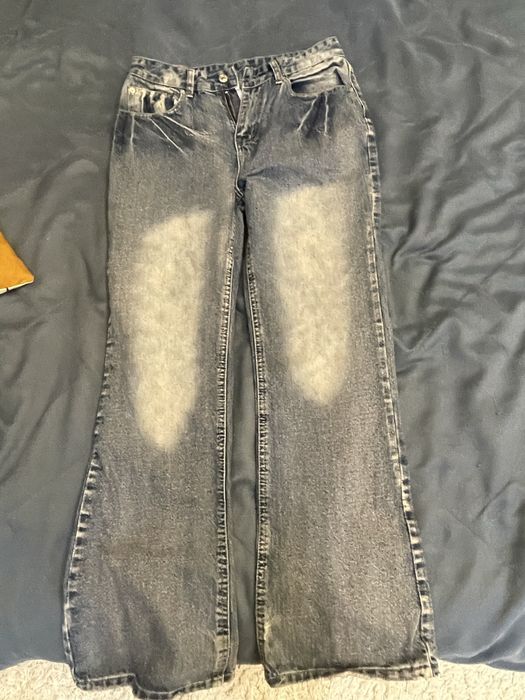 продаю светлые фларед джинс