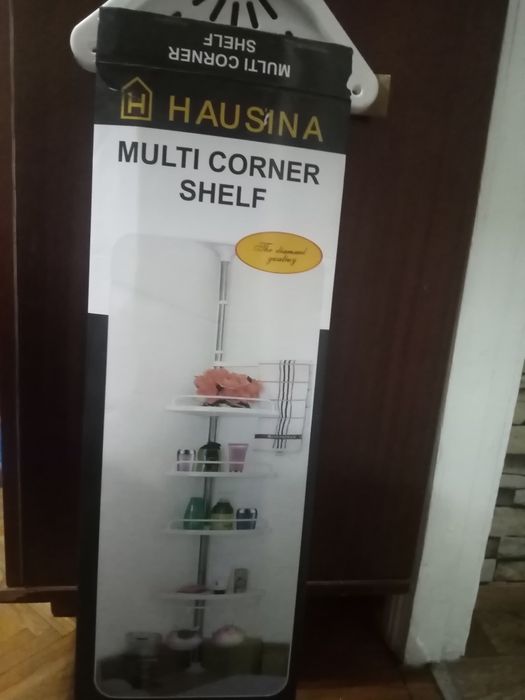 Угловая полка для ванной комнаты длина до 320см