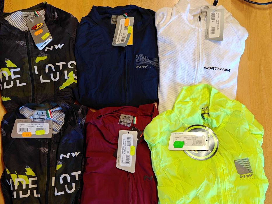 Lot 6 tricouri ciclism Northwave noi - vezi in anunt optiuni de pret
