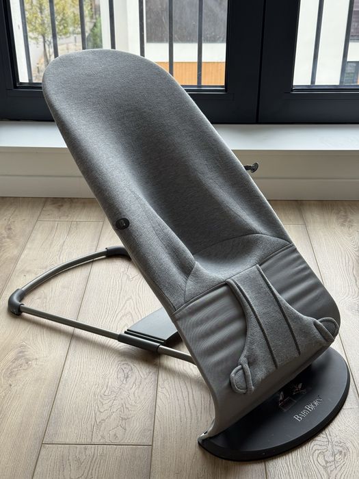 Детска люлка/шезлонг bouncer BabyBjorn Bliss 3D Jersey сив Light Grey